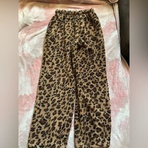 cheeta print pants